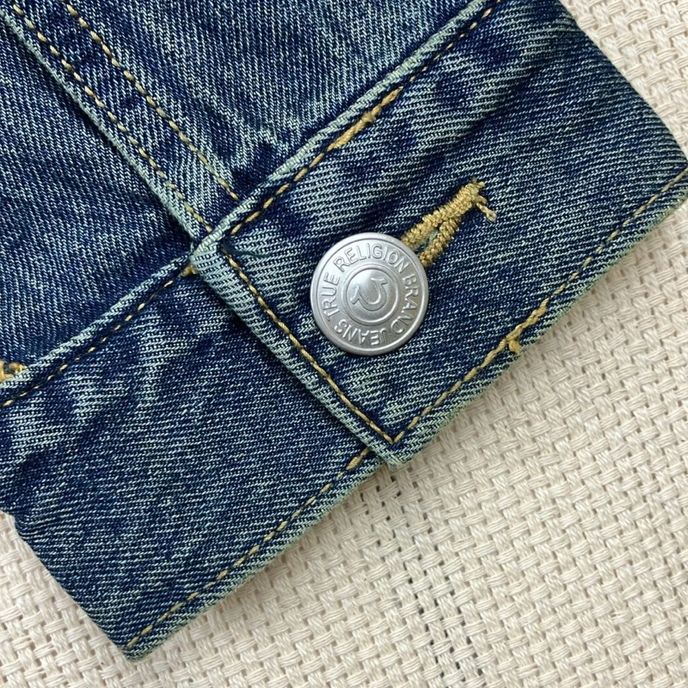 True Religion Jesse Trucker Jacket Denim Men's NWT